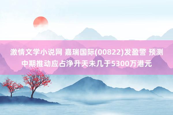 激情文学小说网 嘉瑞国际(00822)发盈警 预测中期推动应占浄升天未几于5300万港元