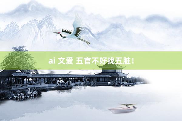 ai 文爱 五官不好找五脏！